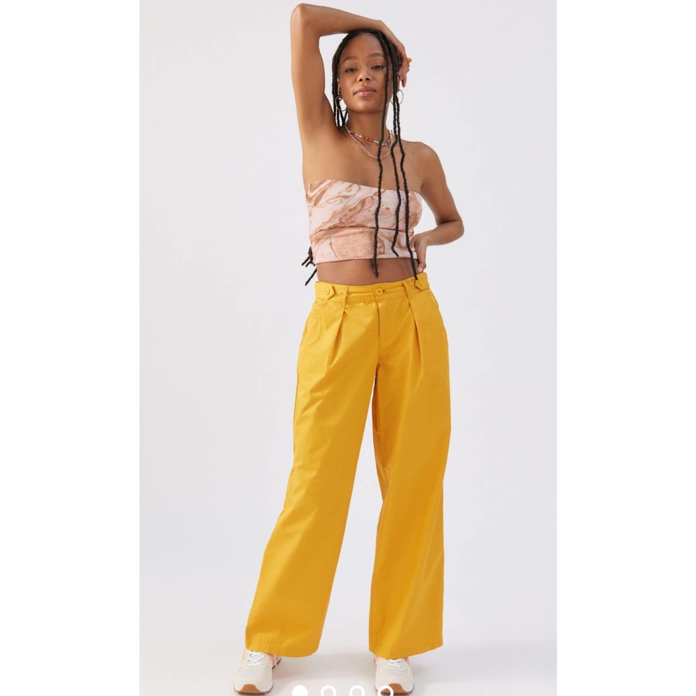 BDG Maya Baggy Trouser Pant XS in Gold NWT - Picture 3 of 9
